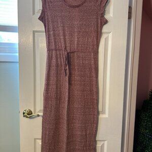 Olive & Oak pink sleeveless maxi dress